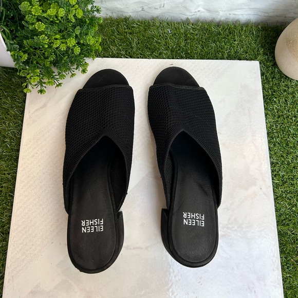 Eileen Fisher
Fave Stretch Fabric Block 2” Heel Sandals 
$175 size 8 New - Picture 11 of 16